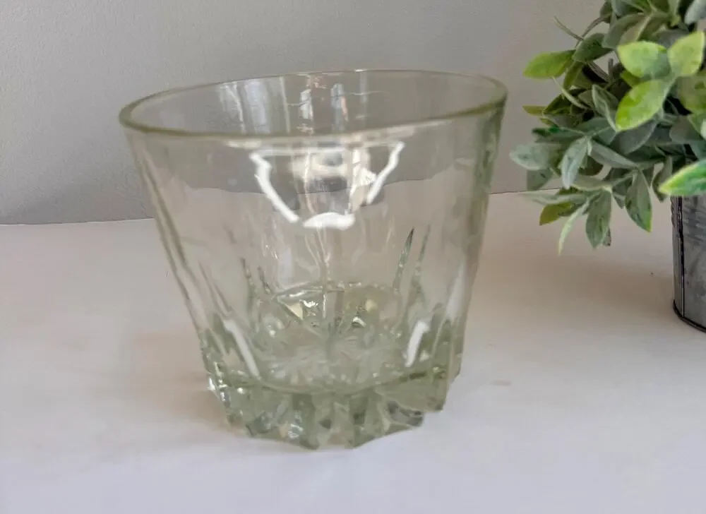 Vintage Princess House Heritage Ice Bucket – Cut Crystal Glass